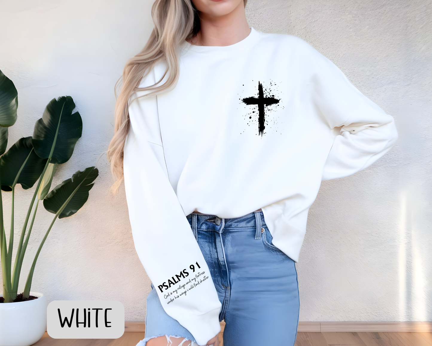 Psalms 91 Sweatshirt with Sleeve