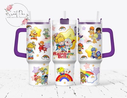 Rainbow Brite 40oz Tumbler
