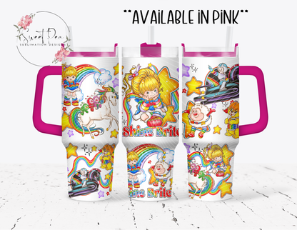 Rainbow Brite 40oz Tumbler