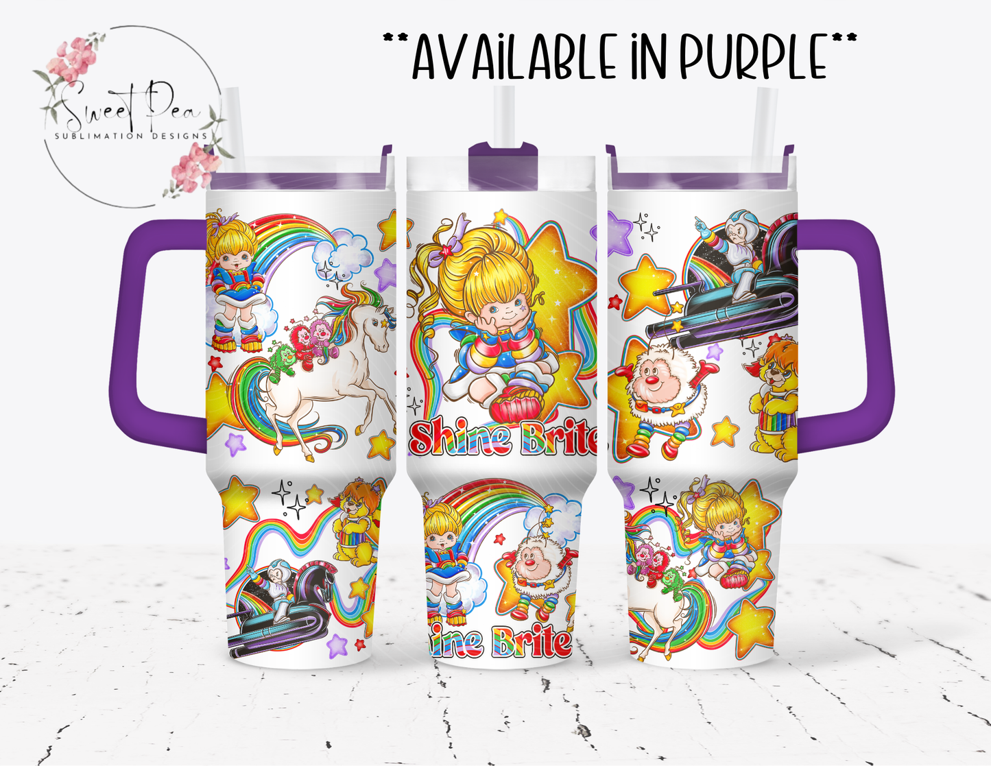 Rainbow Brite 40oz Tumbler