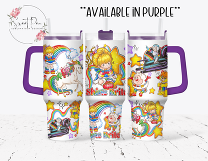 Rainbow Brite 40oz Tumbler