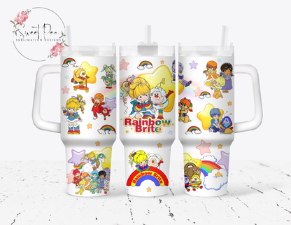 Rainbow Brite 40oz Tumbler