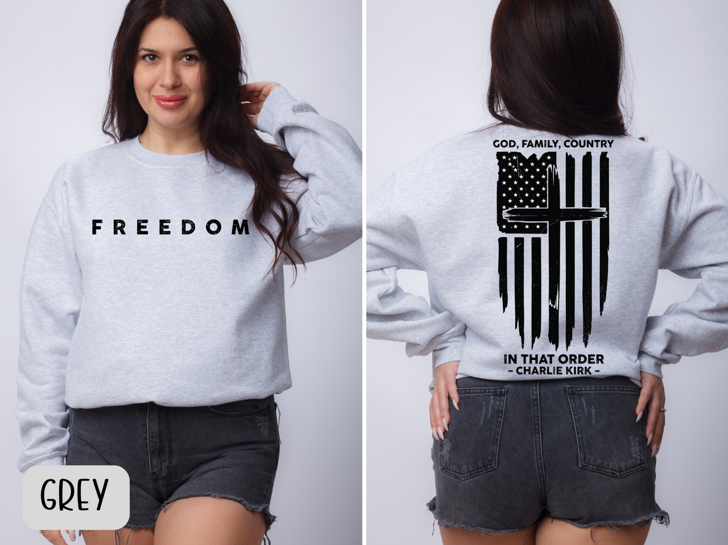 Charlie Kirk - God Family Country In That Order Shirt