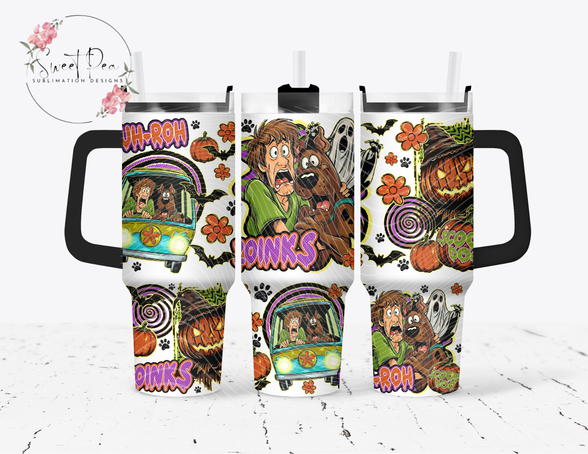"Mystery Dog" Halloween 40oz Tumbler