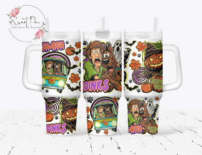 "Mystery Dog" Halloween 40oz Tumbler