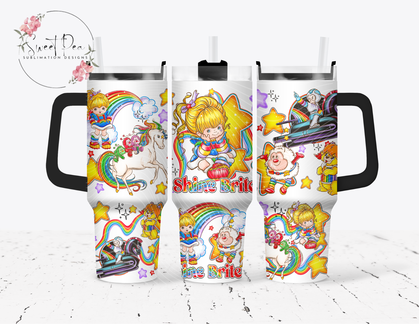 Rainbow Brite 40oz Tumbler