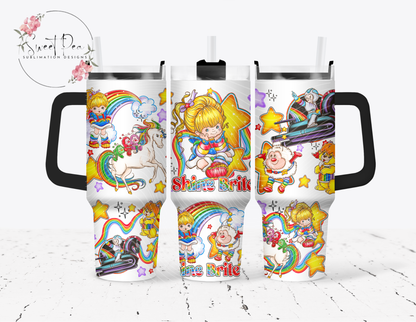 Rainbow Brite 40oz Tumbler