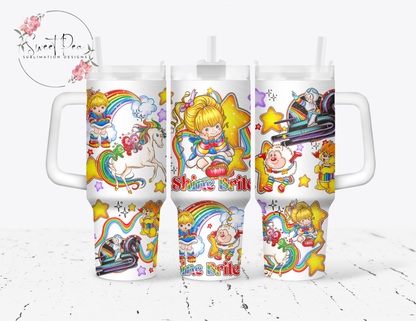Rainbow Brite 40oz Tumbler