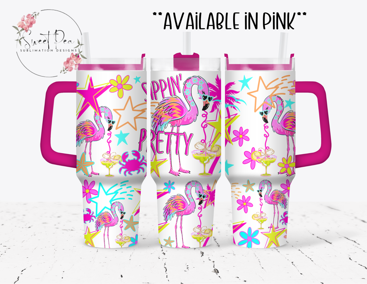 Sippin' Pretty 40oz Tumbler