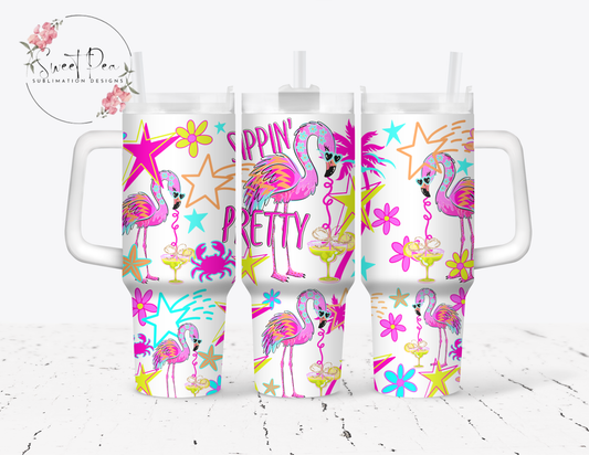 Sippin' Pretty 40oz Tumbler