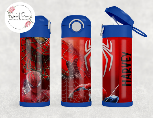 "Spiderboy" 12oz Kids Flip Top Tumbler