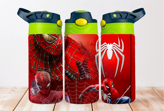 "Spiderboy" 12 oz Kids Flip Top Tumbler