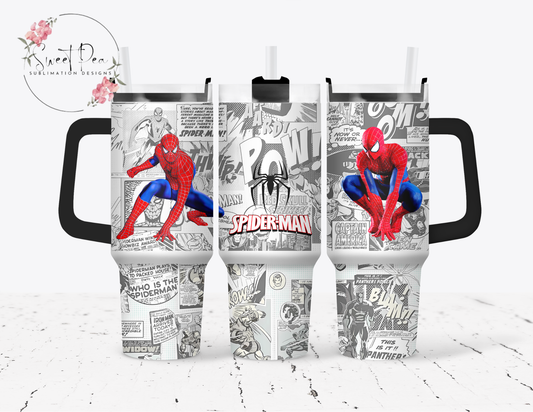 "Spiderboy" M*rvel Comic 40oz Tumbler