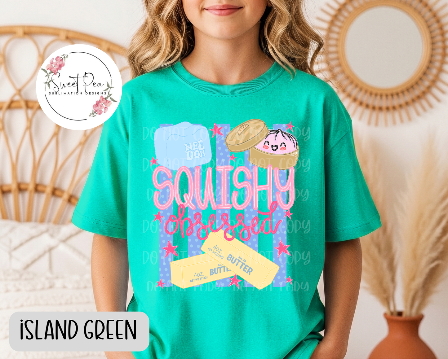 Squishy Obsessed Kids T-Shirt - Comfort Colors