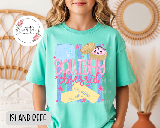Squishy Obsessed Kids T-Shirt - Comfort Colors