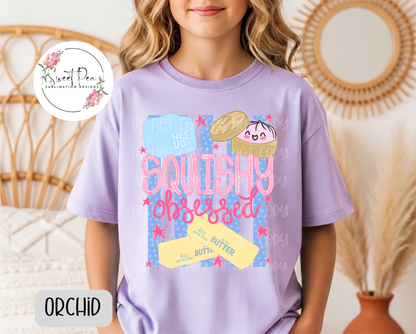 Squishy Obsessed Kids T-Shirt - Comfort Colors