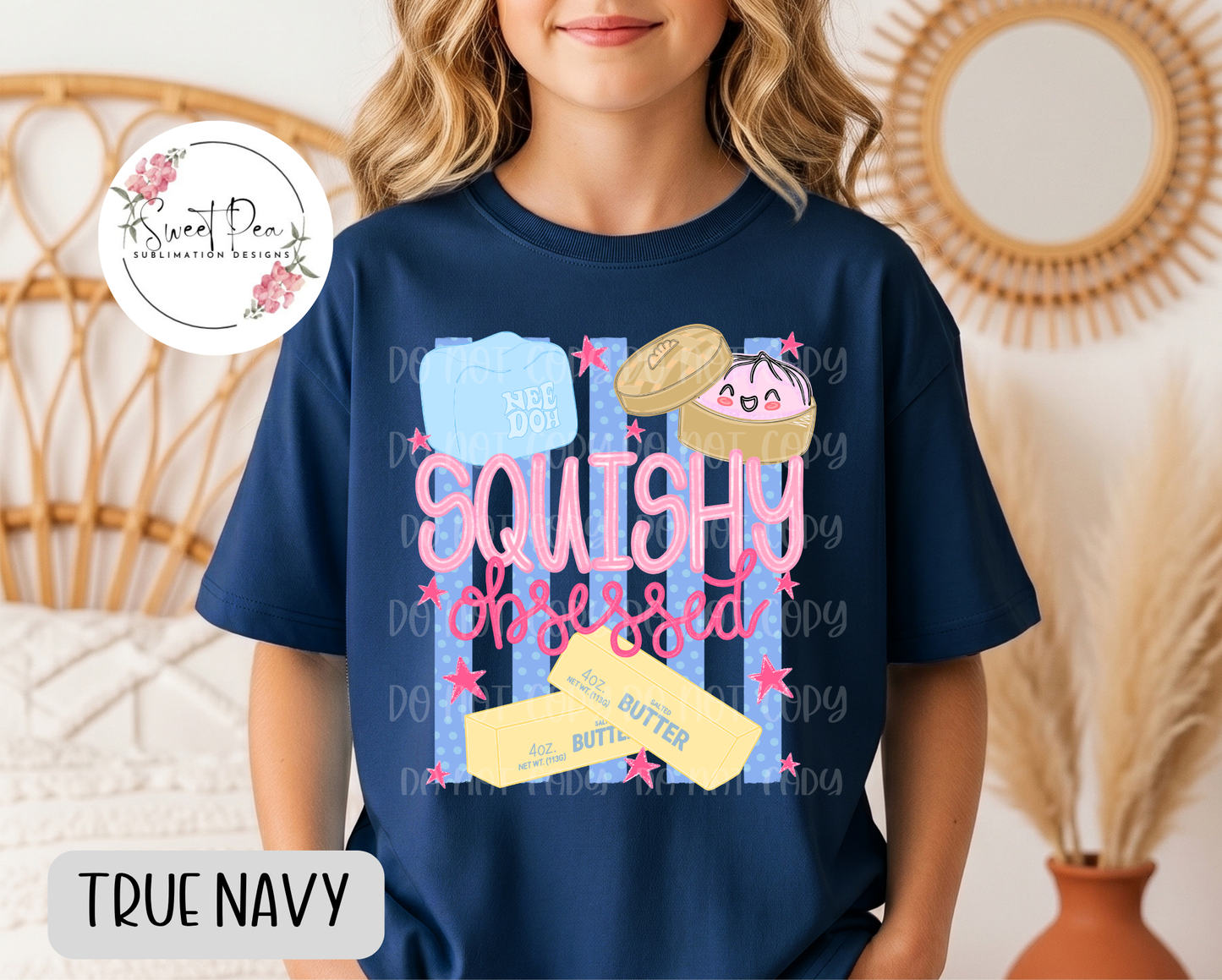 Squishy Obsessed Kids T-Shirt - Comfort Colors