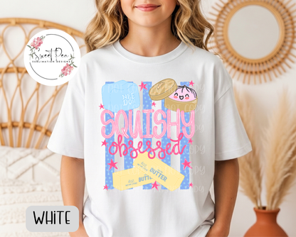 Squishy Obsessed Kids T-Shirt - Comfort Colors
