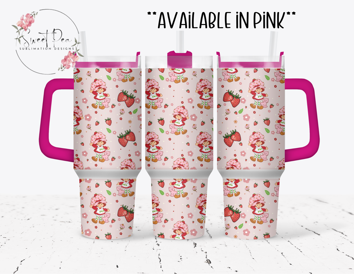 Strawberry Shortcake 40oz Tumbler