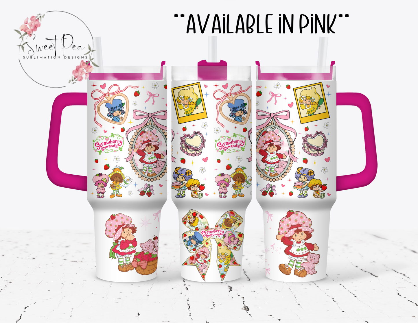 Strawberry Shortcake 40oz Tumbler