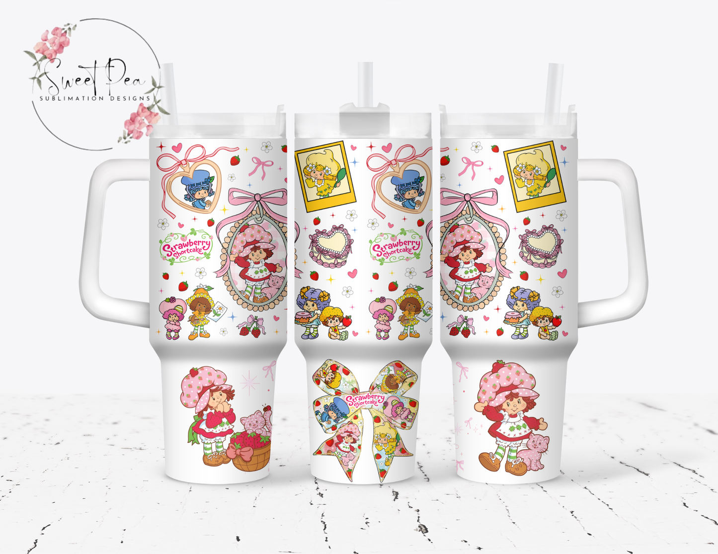 Strawberry Shortcake 40oz Tumbler