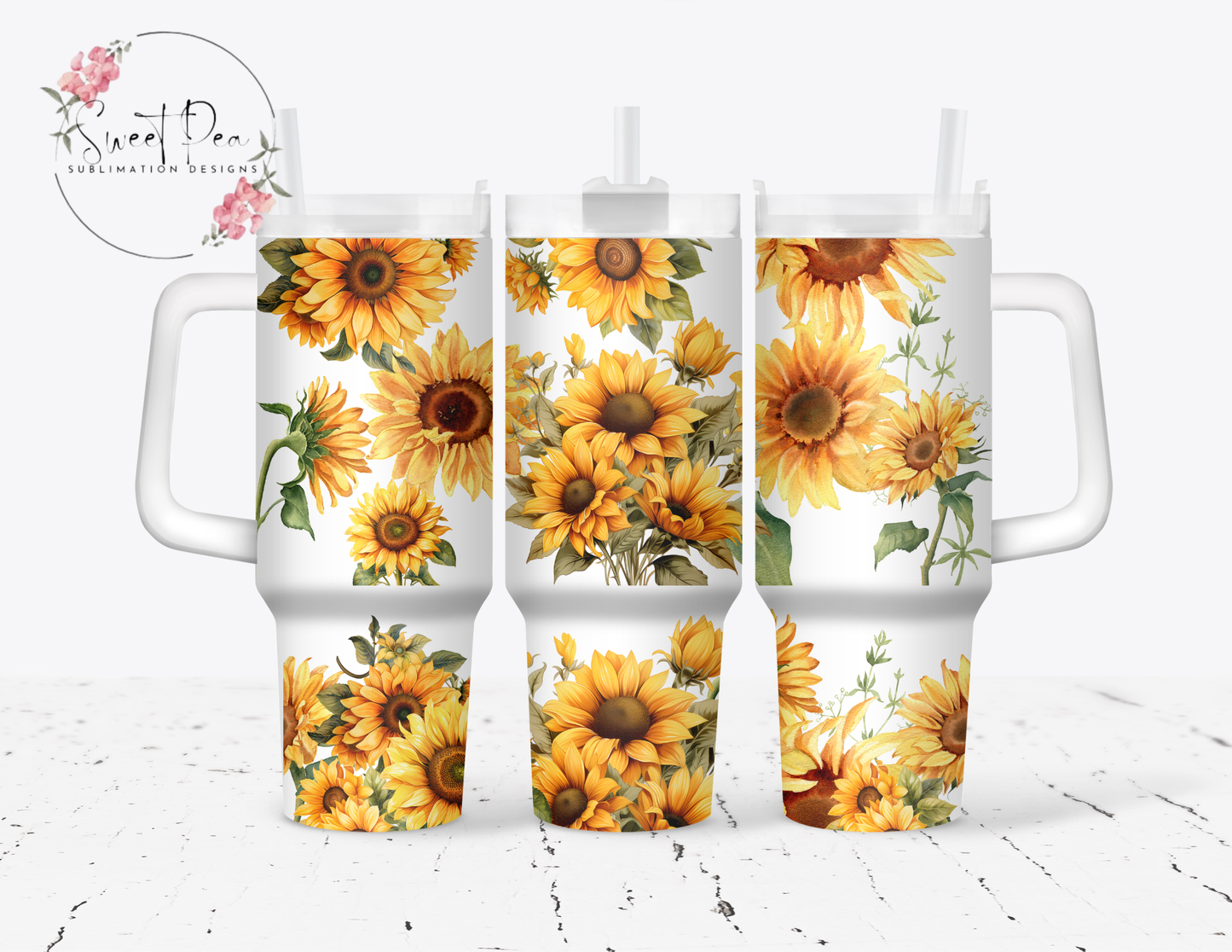 Sunflowers 40oz Tumbler