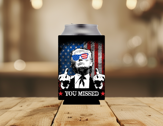 Trump American Flag Koozie