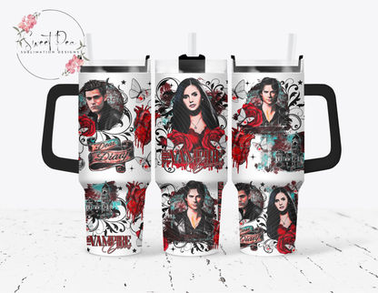 Vampire Diaries 40oz Tumbler