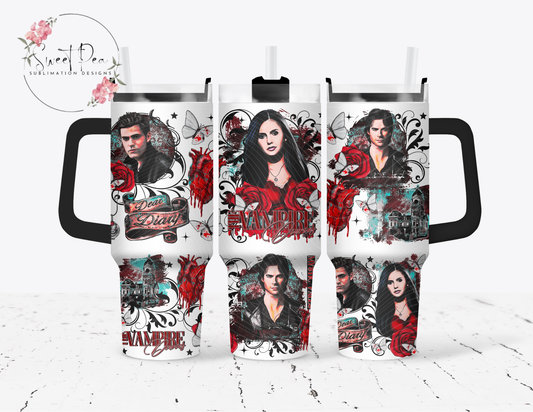 Vampire Diaries 40oz Tumbler