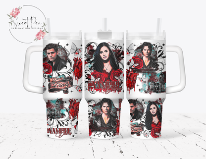Vampire Diaries 40oz Tumbler