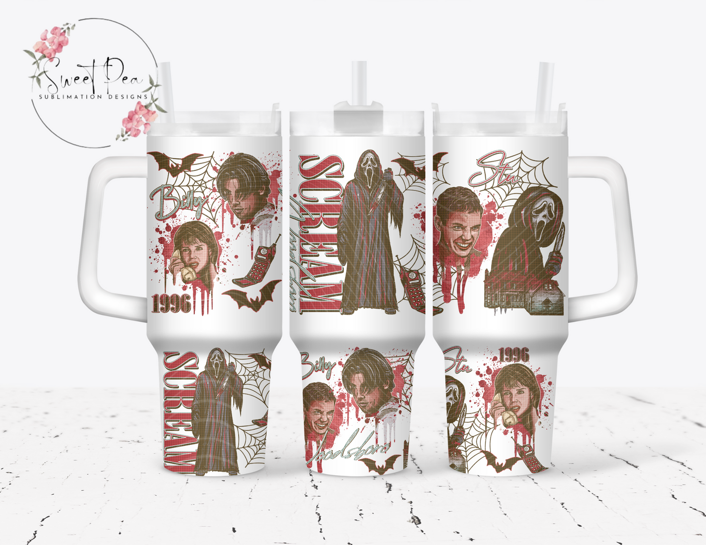 Ghostface Vintage 40oz Tumbler