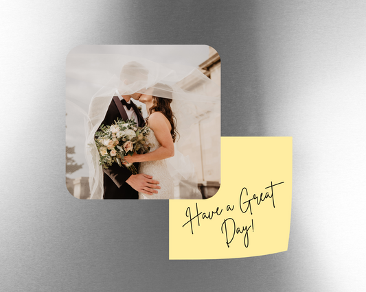 Custom Square Photo Fridge Magnet - 3 x 3 inches