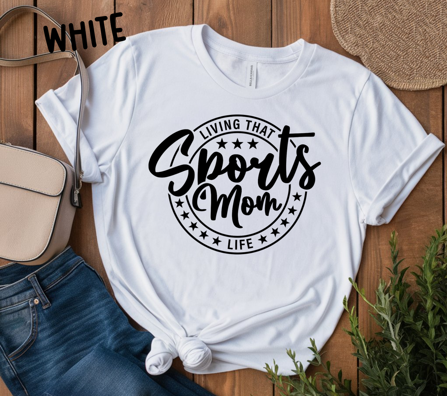 Living that Sports Mom Life T-Shirt or Sweatshirt