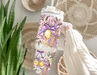 With Jesus Life Is Zestful 40oz Tumbler