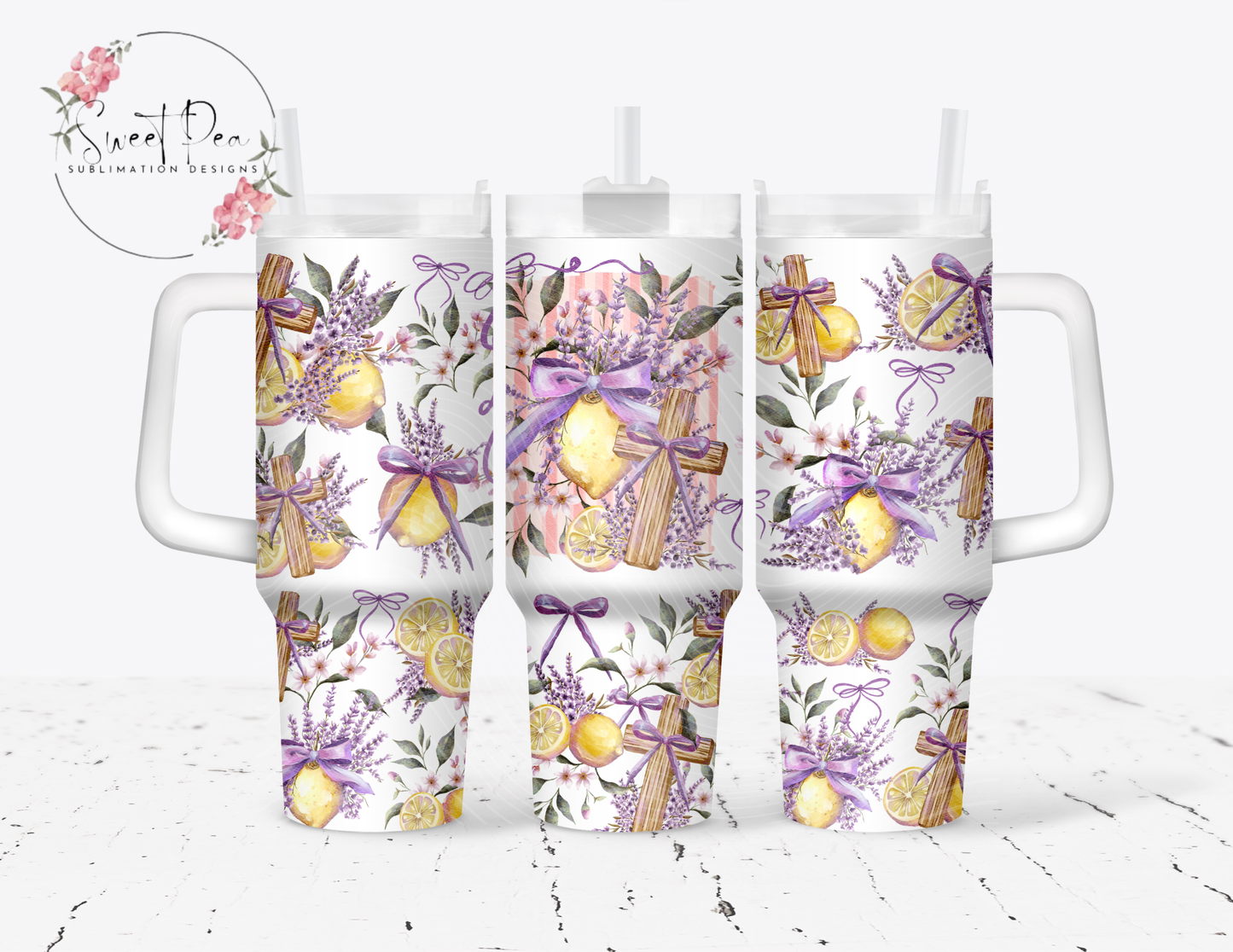 With Jesus Life Is Zestful 40oz Tumbler