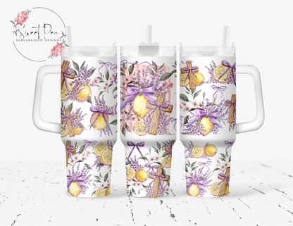 With Jesus Life Is Zestful 40oz Tumbler