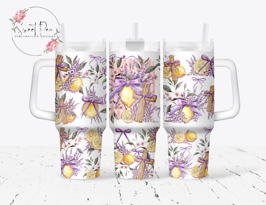 With Jesus Life Is Zestful 40oz Tumbler