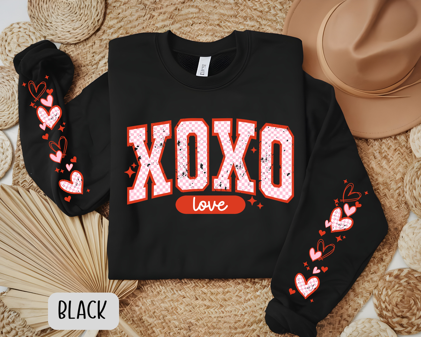 XOXO Love Sweatshirt with Sleeves
