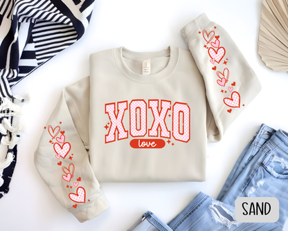 XOXO Love Sweatshirt with Sleeves